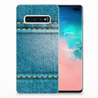 Samsung Galaxy S10 Plus Silicone Back Cover Jeans