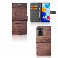 Xiaomi Redmi Note 11/11S Book Style Case Old Wood - thumbnail