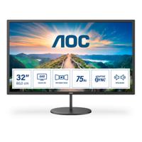 AOC Q32V4 LED-monitor Energielabel F (A - G) 81.3 cm (32 inch) 2560 x 1440 Pixel 16:9 4 ms HDMI, DisplayPort, Hoofdtelefoonaansluiting IPS LED - thumbnail