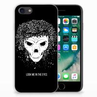 Silicone Back Case iPhone SE 2022 | SE 2020 | 8 | 7 Skull Hair - thumbnail