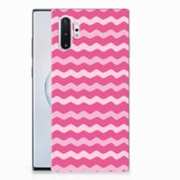 Samsung Galaxy Note 10 Plus TPU bumper Waves Pink