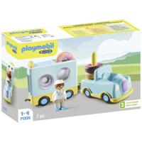 Playmobil 123 Gekke Donut Truck met stapel- en sorteerfunctie 71325 - thumbnail