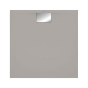 Villeroy & Boch Architectura douchebak 100x100x4.8cm metalrim grijs UDA1010ARA148V-3S