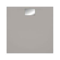 Villeroy & Boch Architectura douchebak 100x100x4.8cm metalrim grijs UDA1010ARA148V-3S