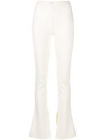 Off-White legging Sleek à chevilles fendues - Blanc