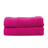 The One Towelling 2-PACK: Handdoek Basic - 50 x 100 cm Kleur: Magenta