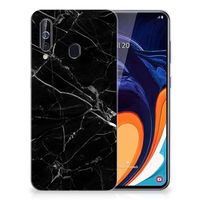 Samsung Galaxy A60 TPU Siliconen Hoesje Marmer Zwart - Origineel Cadeau Vader - thumbnail