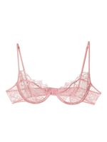 Kiki de Montparnasse Coquette lace demi-bra - Rose