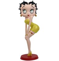 Betty Boop Classic Pose (Gele Glitter Jurk) Beeldje - thumbnail