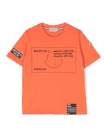 Moncler Enfant t-shirt en coton à imprimé graphique - Orange - thumbnail