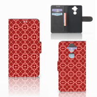 Nokia 8 Sirocco | Nokia 9 Telefoon Hoesje Batik Rood