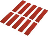 Conrad Components RTS25/100-RD 1282797 Plakstroken RTS Rood (l x b) 100 mm x 25 mm 10 stuk(s)