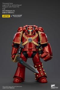 Warhammer The Horus Heresy Action Figure 1/18 Thousand Sons Legion MK IV Tactical Squad Sergeant with Power Fist 12 cm