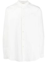 Forme D'expression chemise en coton à col officier - Blanc