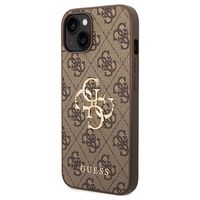 Guess 4G Big Metal Logo iPhone 14 Plus Hybrid Case - Bruin - thumbnail