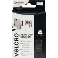 VELCRO® VEL-EC60239 Klittenband Om vast te plakken Haak- en lusdeel, Extra sterk (l x b) 100 mm x 50 mm Zwart 2 paar - thumbnail