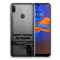 Motorola Moto E6 Plus Silicone-hoesje Pistol DTMP