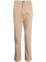 PS Paul Smith straight-leg mid-rise trousers - Marron - thumbnail