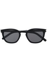 Saint Laurent Eyewear lunettes de soleil à monture ronde - Noir - thumbnail