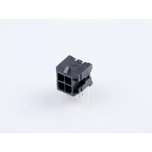 Molex 430450422 Male header, inbouw (standaard) Totaal aantal polen: 4 Rastermaat: 3 mm Inhoud: 1 stuk(s) Tray