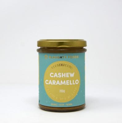 Almighty Foods Biologische Cashew Caramello Nut Butter 200 Gram