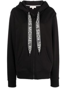 Michael Michael Kors hoodie zippé à logo - Noir