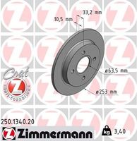 Remschijf Coat Z 250134020 - thumbnail