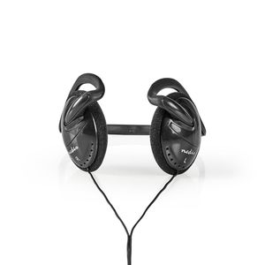 Nedis HPWD1105BK hoofdtelefoon/headset Hoofdtelefoons Bedraad Helm Muziek Zwart