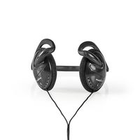 Nedis HPWD1105BK hoofdtelefoon/headset Hoofdtelefoons Bedraad Helm Muziek Zwart - thumbnail