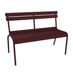 Fermob Luxembourg tuinbank met rugleuning Black cherry