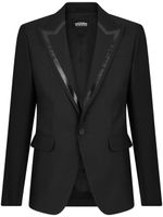 DSQUARED2 blazer à revers contrastants - Noir - thumbnail