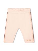 BOSS Kidswear pantalon à taille élastiquée - Rose