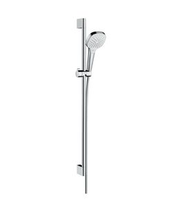 Hansgrohe Croma Select E doucheset met 3 standen handdouche en glijstang 90cm chroom