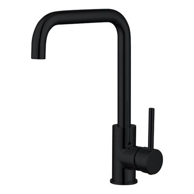 Keukenkraan Nero Sort Rond Eengreeps Mat Zwart