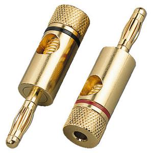 Monacor BP-150G kabel-connector banana Goud