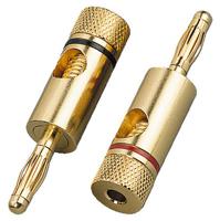 Monacor BP-150G kabel-connector banana Goud - thumbnail