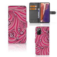 Samsung Galaxy Note 20 Hoesje Swirl Pink