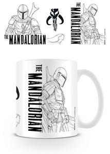 Star Wars: The Mandalorian - Line Art Mug