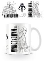 Star Wars: The Mandalorian - Line Art Mug - thumbnail