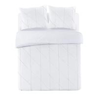 Papillon Canberra beddengoed wit, katoen, 140 x 200/220 cm