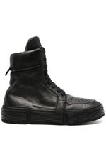 Guidi baskets montantes GJ06 en cuir - Noir