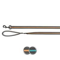 TRIXIE Fusion riem, extra lang, L-XL, 1,80 m/25 mm, grafiet/oceaanblauw