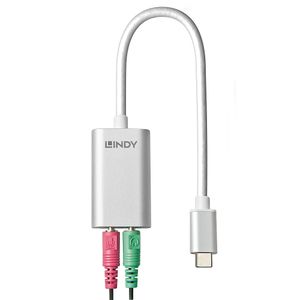 Lindy 42711 mobiele telefoonkabel Wit USB C 3.5mm