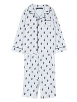 Ralph Lauren Kids pyjama à motif monogrammé - Blanc - thumbnail