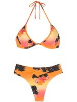 Amir Slama bikini à imprimé Ilha de Hibiscus - Orange - thumbnail