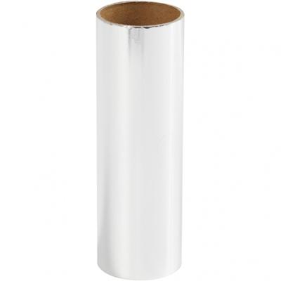 Creotime decoratiefolie zilver 15,5 x 50 cm Creotime decoratiefolie zilver 15,5 x 50 cm