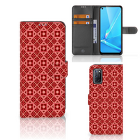 OPPO A72 | OPPO A52 Telefoon Hoesje Batik Rood