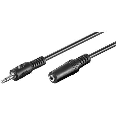 3.5 mm male naar 3.5 mm female verlengkabel, 2 m Verlengkabel