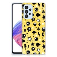 Silicone Back Case Samsung Galaxy A53 5G Punk Geel - thumbnail