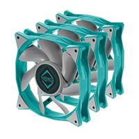 Iceberg Thermal IceGALE PWM Premium Case Fan 120 mm 3-pack, blauwgroen